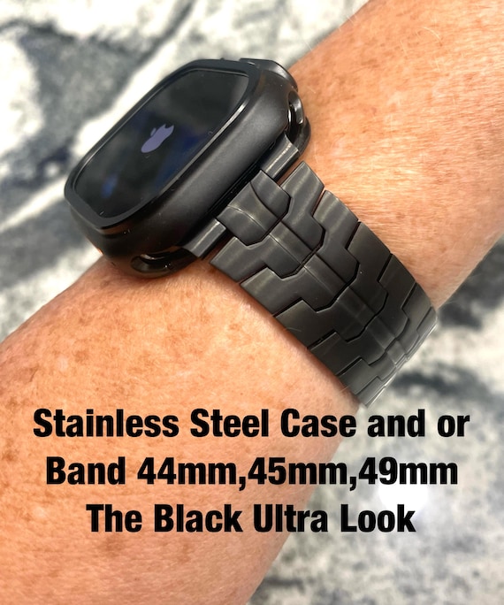 All Metal Apple Watch Black Stainless Steel Case and or  display picture 2