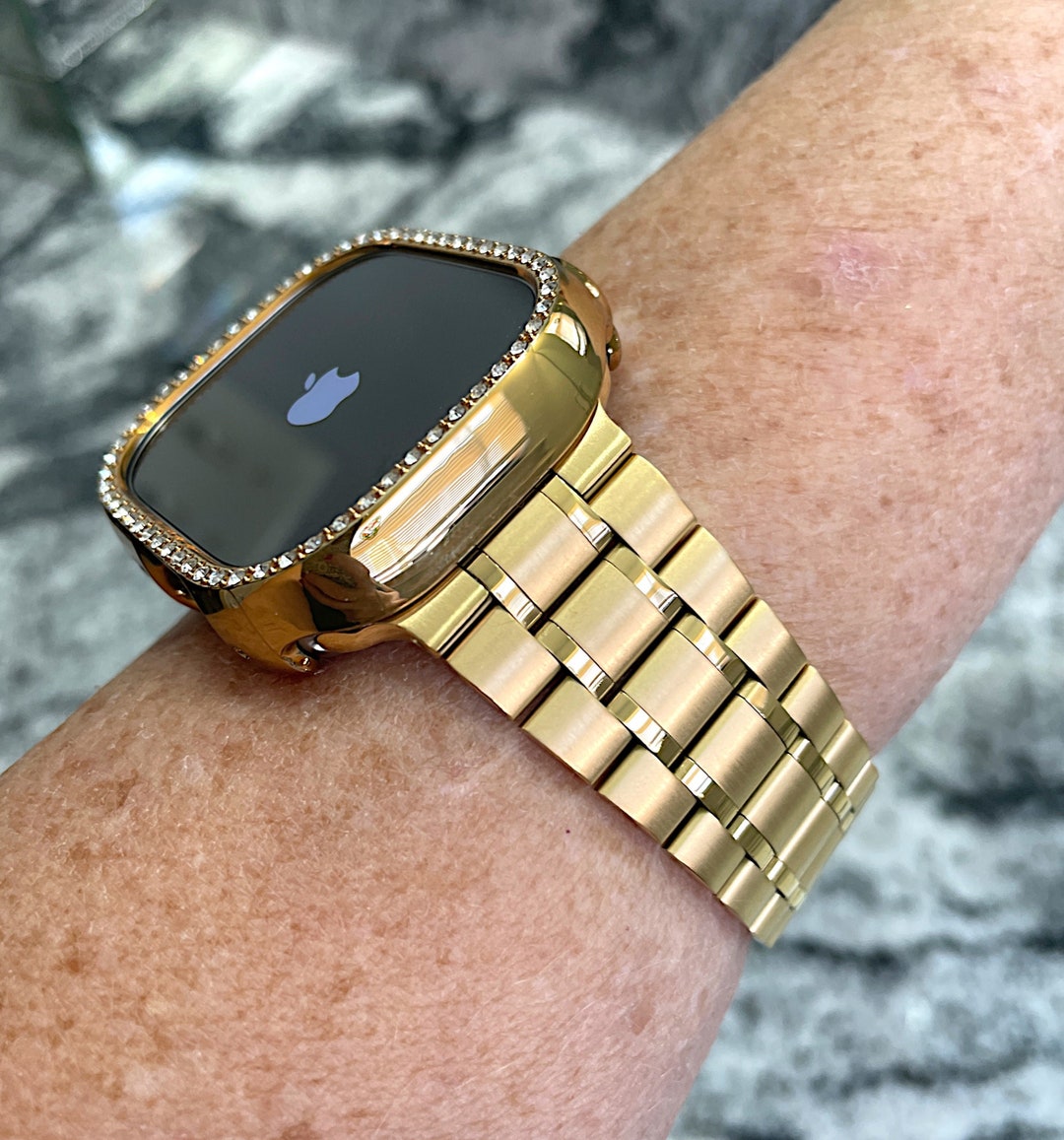 49mm Ultra Apple Watch Ultra Band and or Yellow Gold Pc 1 Row Etsy