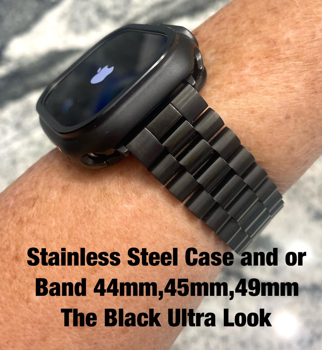 Apple Watch Black Stainless Steel Case and or Apple Watch Band the