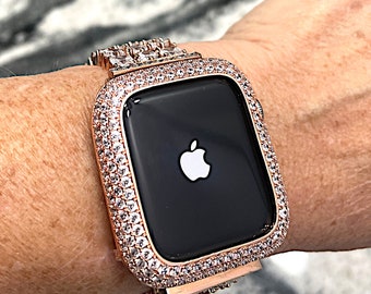 Rose Gold Apple Watch Band and or Lab Diamond Apple Watch Band