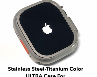49 Ultra 3 2 1 Metal Apple Watch Ultra Titanium color stainless steel case metal Apple Watch case Ultra look for size 44mm,45,46,49mm Ultra