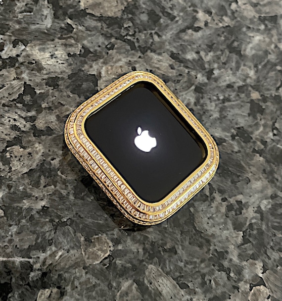 New 3 Row Baguette Channel Set Yellow Gold Bezel Lab Diamond 