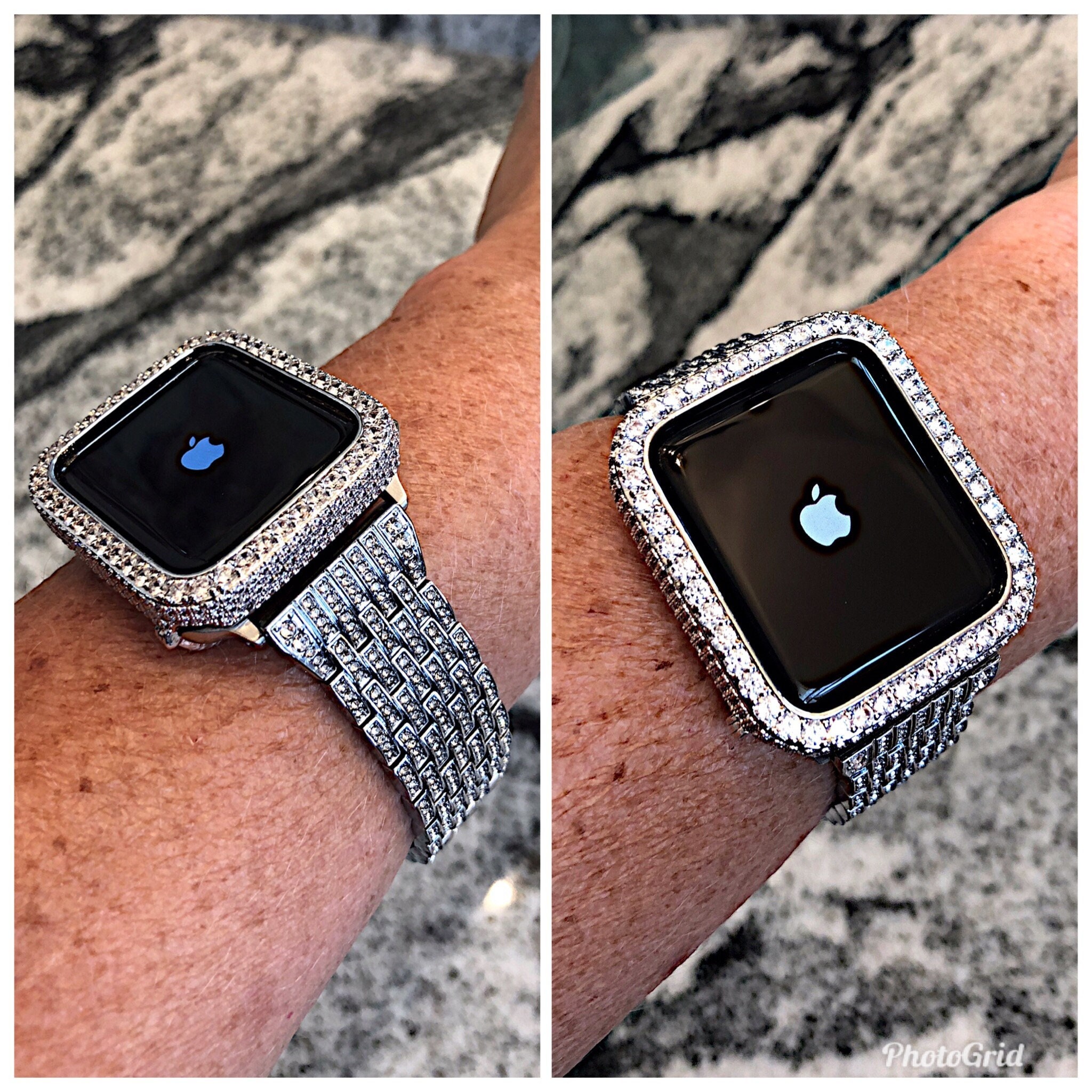 Luxury Apple Watch Band and or Apple Watch Case Lab Diamond - Etsy
