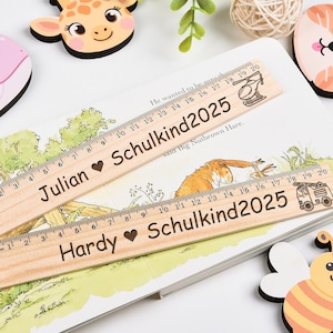 Custom Wooden Ruler,Engraved Ruler Gift From Kids,Personalized kids ruler,School Opens Gift,Engraved Name Wooden Ruler,Gift For Children