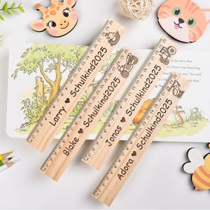 Personalized kids ruler,school opens gift,Custom Wooden Ruler,Engraved Ruler Gift From Kids,Engraved Name Wooden Ruler,Gift for Children