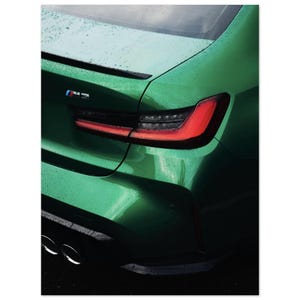 BMW G80 M3 British Racing Green Poster