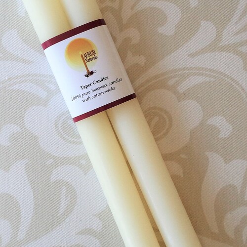 Authentic Handmade Bayberry Candles 10 Taper Pair Etsy