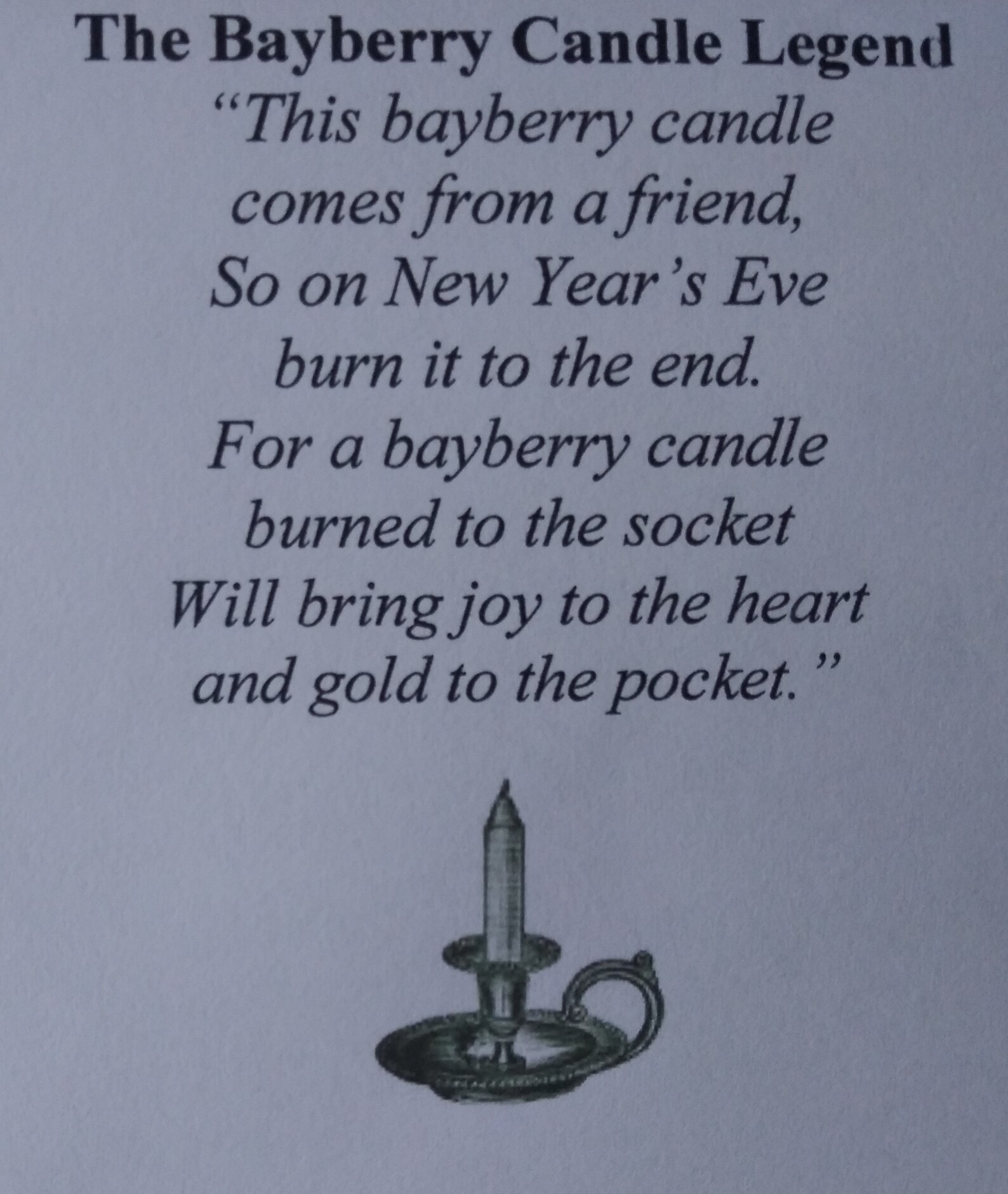 Authentic Handmade Bayberry Candles 10 Taper Pair Etsy