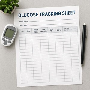 Glukose Tracking Workbook