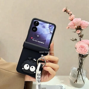 Étui à charnière avec chaîne de bracelet pour Xiaomi MIX Flip, housse de protection élégante avec poignée et design durable et antichoc