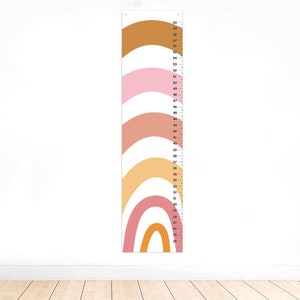 Rainbow GROEIGRAFIEK - Baby Room Decor-Baby Shower Decor- Pastel Girl Decor-Rainbow baby- Pastel Nursery decor