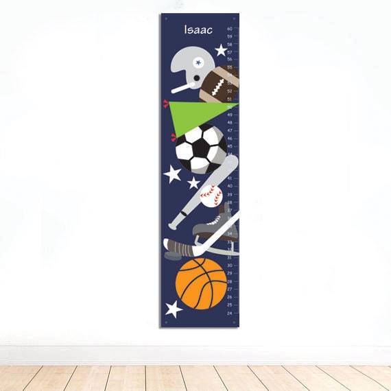 Personalized Sports Growth Chart