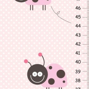 Tableau de croissance personnalisé sur toile Love Bug
