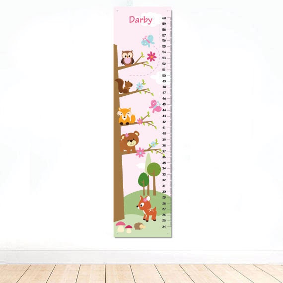 Jungle Friends Growth Chart