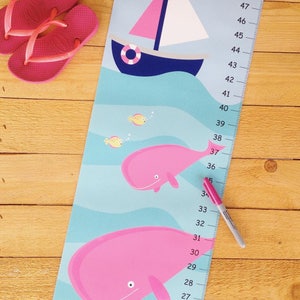 Diagramme de croissance pour enfants Under the Sea - Règle de taille personnalisée