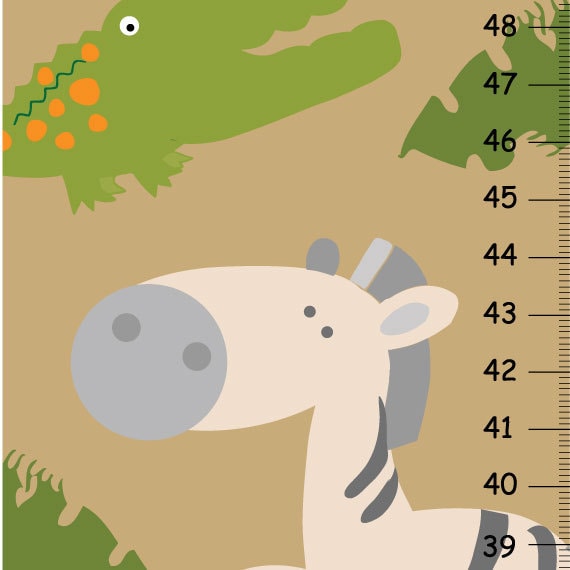 Jungle Friends Growth Chart