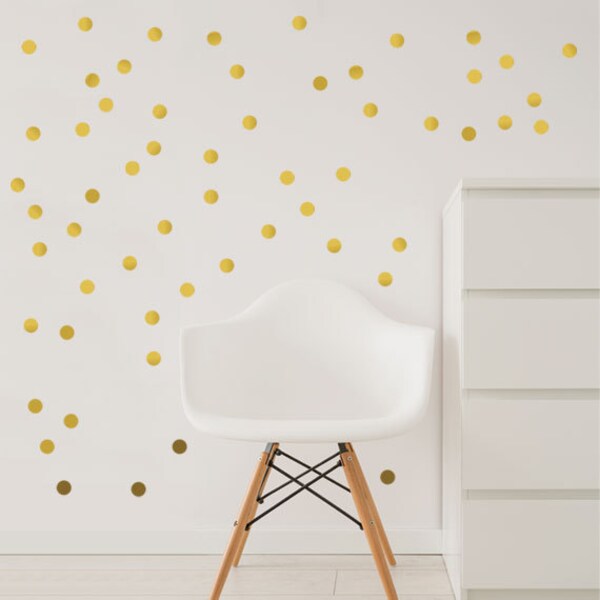 Mini Gold Dots Stickers Etsy