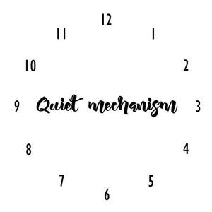 Quiet mechanism for clocks