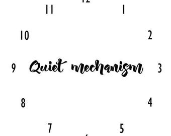 Quiet mechanism for clocks