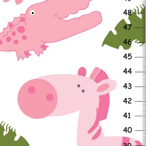 Gepersonaliseerde Safari Adventure voor Meisjes Groei Grafiek