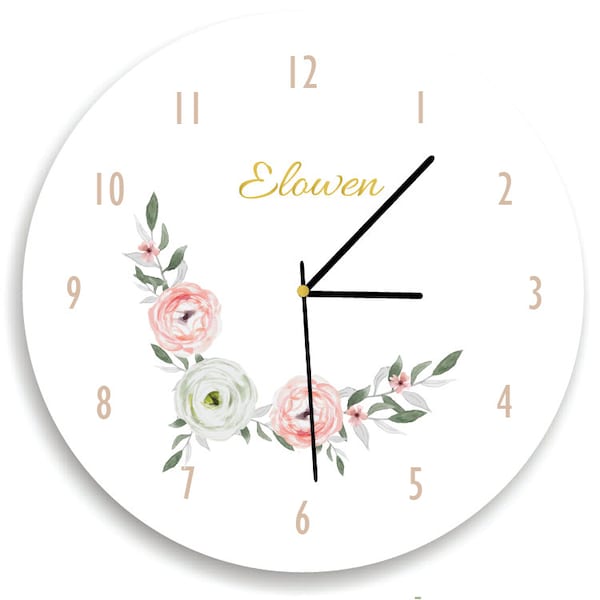 Nursery Clock Etsy