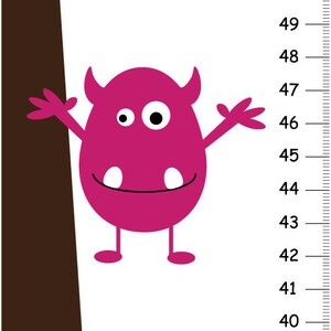 Grafico di crescita della tela dei mostri per le ragazze