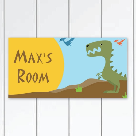 Dinosaurios infantiles personalizados de puerta placa de - Etsy México Dinosaurios infantiles personalizados de puerta placa de - Etsy México