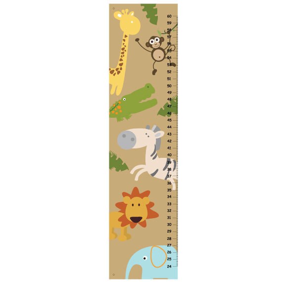 Jungle Friends Growth Chart