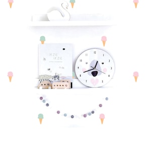 Ice Cream Cone Wall Decals - 2 colors, Removable Wall Sticker, Nursery wall decor, Nursery Decals, Kids Room Decals, Ice Cream Stickers
