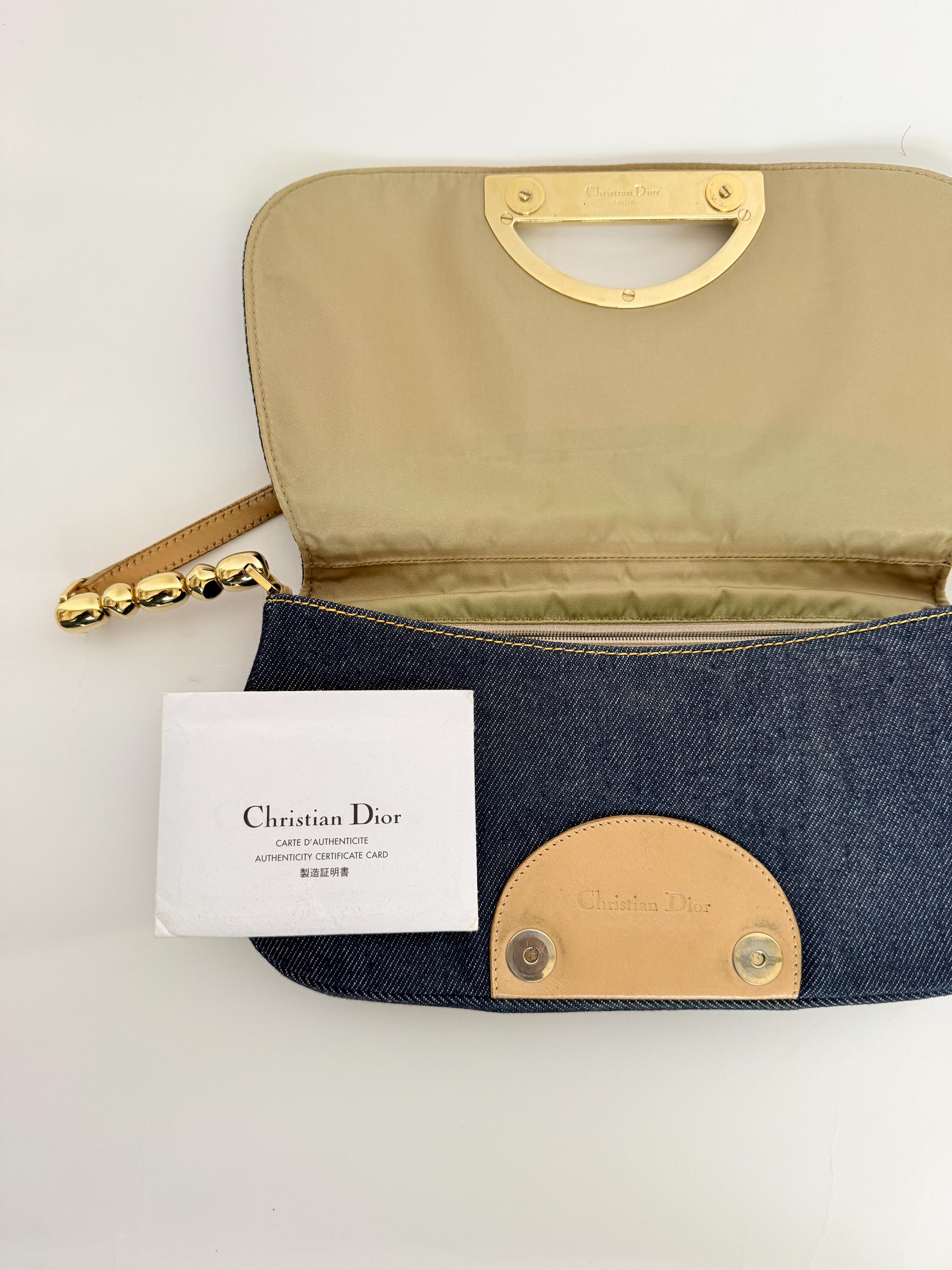 Christian Dior Malice Denim Bag - Etsy