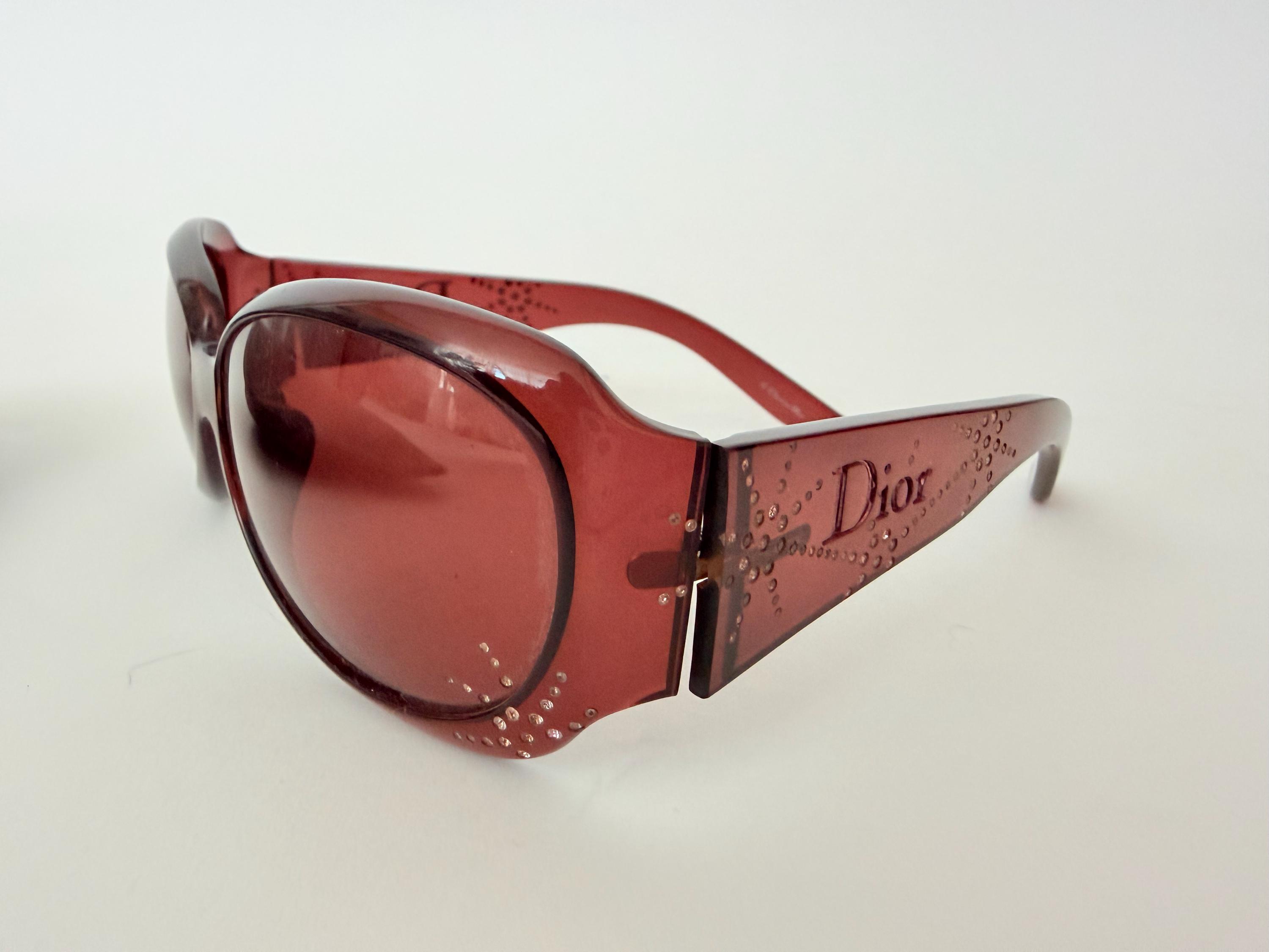 Christian Dior Vintage Spidior 2 Brown Sunglasses - Etsy