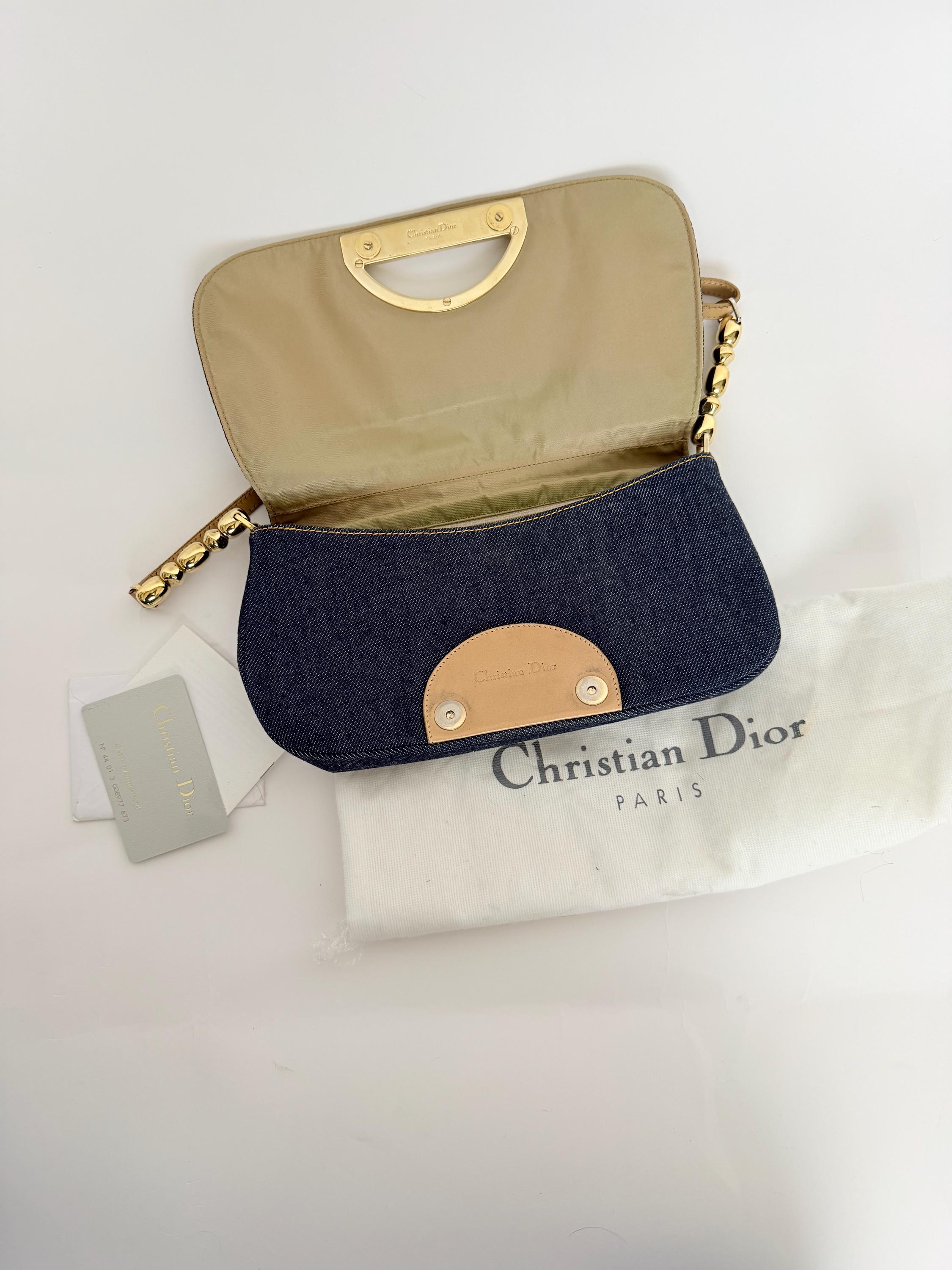 Christian Dior Malice Denim Bag - Etsy