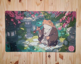 Mouse Pad / Playmat: The Frog Monk