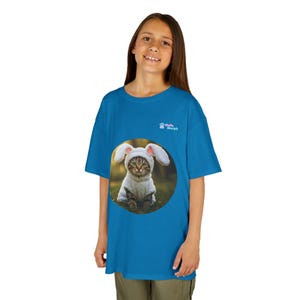 Whimsical Bunny Cat T-shirt for Kids(Unisex) ｜Bunny Cat Tシャツ(ユニセックス) 子供用