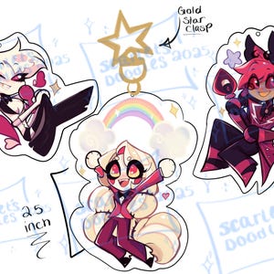 Hazbin Hotel Keychains