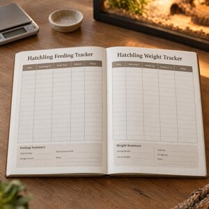 Ball Python Breeding Tracker, Snake Hatchling Journal, Reptile Planner, Egg & Genetics Record Printable image 8