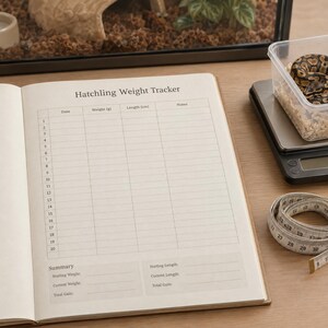 Ball Python Breeding Tracker, Snake Hatchling Journal, Reptile Planner, Egg & Genetics Record Printable image 10
