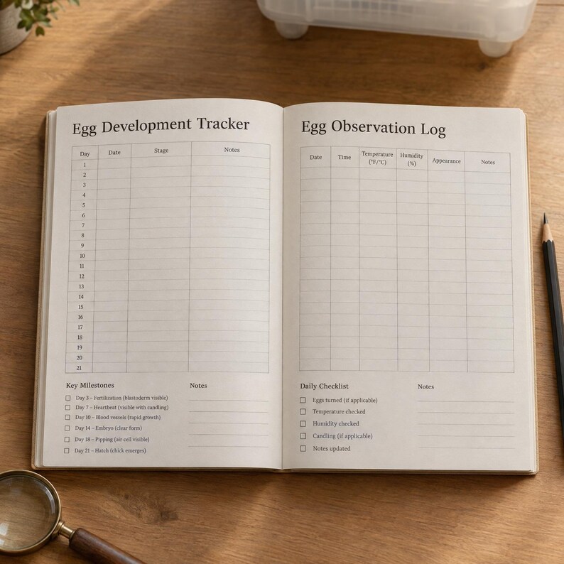 Ball Python Breeding Tracker, Snake Hatchling Journal, Reptile Planner, Egg & Genetics Record Printable image 6