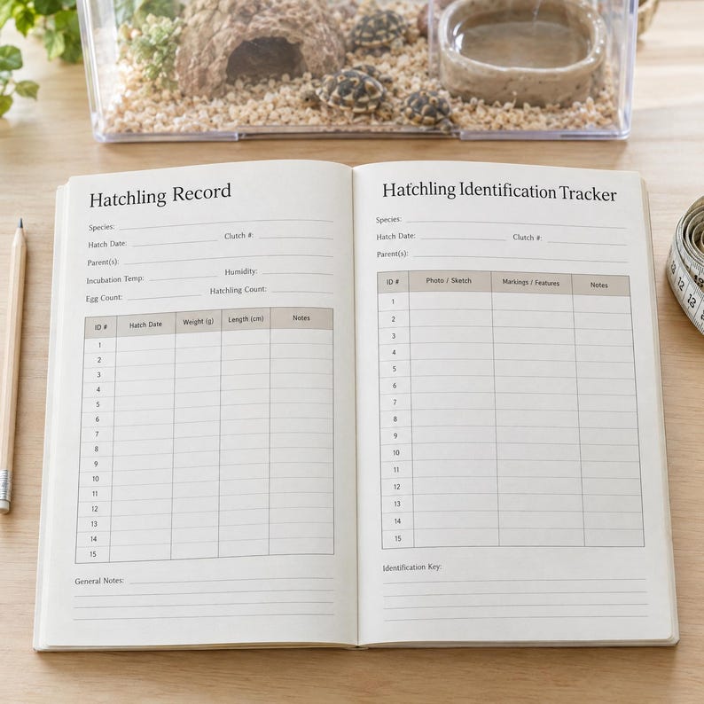 Ball Python Breeding Tracker, Snake Hatchling Journal, Reptile Planner, Egg & Genetics Record Printable image 7