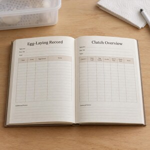 Ball Python Breeding Tracker, Snake Hatchling Journal, Reptile Planner, Egg & Genetics Record Printable image 5