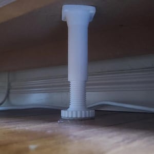 Verstellbares Möbelbein STL | Belastbarer 3D höhenverstellbarer Fuß für Schränke, Schreibtische, DIY-Projekte und Nivellierlösungen