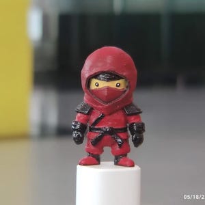 Ninja Figure STL File – Highly Detailed 3D Printable Model for Fans and Collectors, Support Required, Ideal for Painting and Display