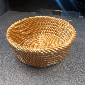 Spiral Textured Bowl STL | 3D Printed Decorative Dish | Modern Minimalist Organizer | Digital File for 3D Print | Instant Download