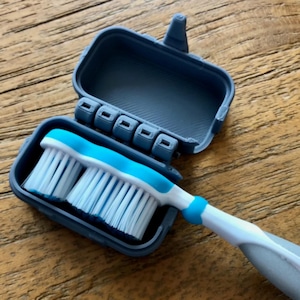 Toothbrush Travel Case STL | 3D Print Mini Brush Head Protector | Digital File for Hygienic Storage | Compact Cover for Oral Care