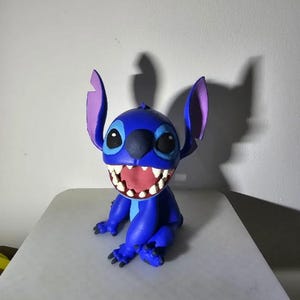 Stitch 3D Model STL File – Lilo and Stitch Inspired Cute Alien Figure for 3D Printing, Decorative Figurine, Collectible Disney Fan Art