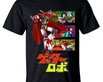 マクロスロボテック、ユニークなレトログラフィック、Tシャツ