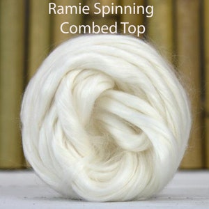 Ramie Spinning Fiber Combed Top- 4 oz