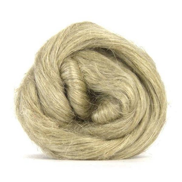 Flax Natural Spinning Fiber  - 4 oz