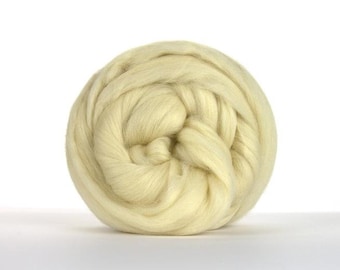 Merino 21 micron Wool - 16 oz, Spinning Fiber, Combed Top, Wool Roving, Felting Wool