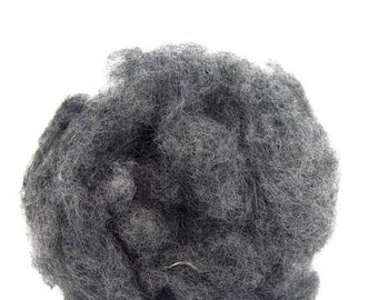 Corriedale Bulky Carded Wool  - Tornado - 4 ounces